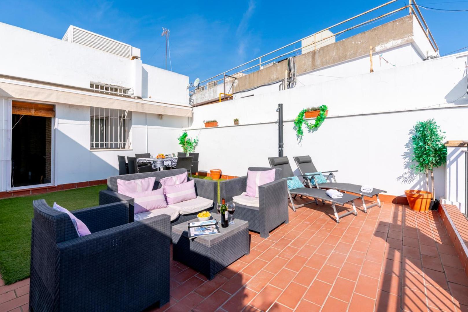 Atgr Luminoso Atico Con Terraza, Calle Antonia Diaz Seville Exterior photo